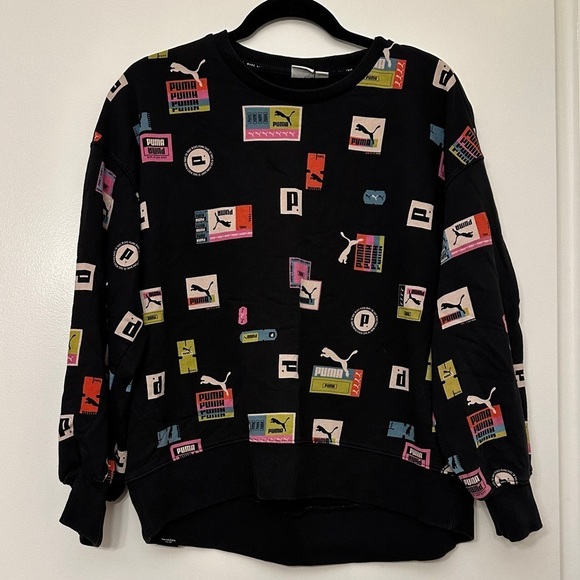 Puma Sweaters - Puma Women's oversized crew neck sweatshirt sz small